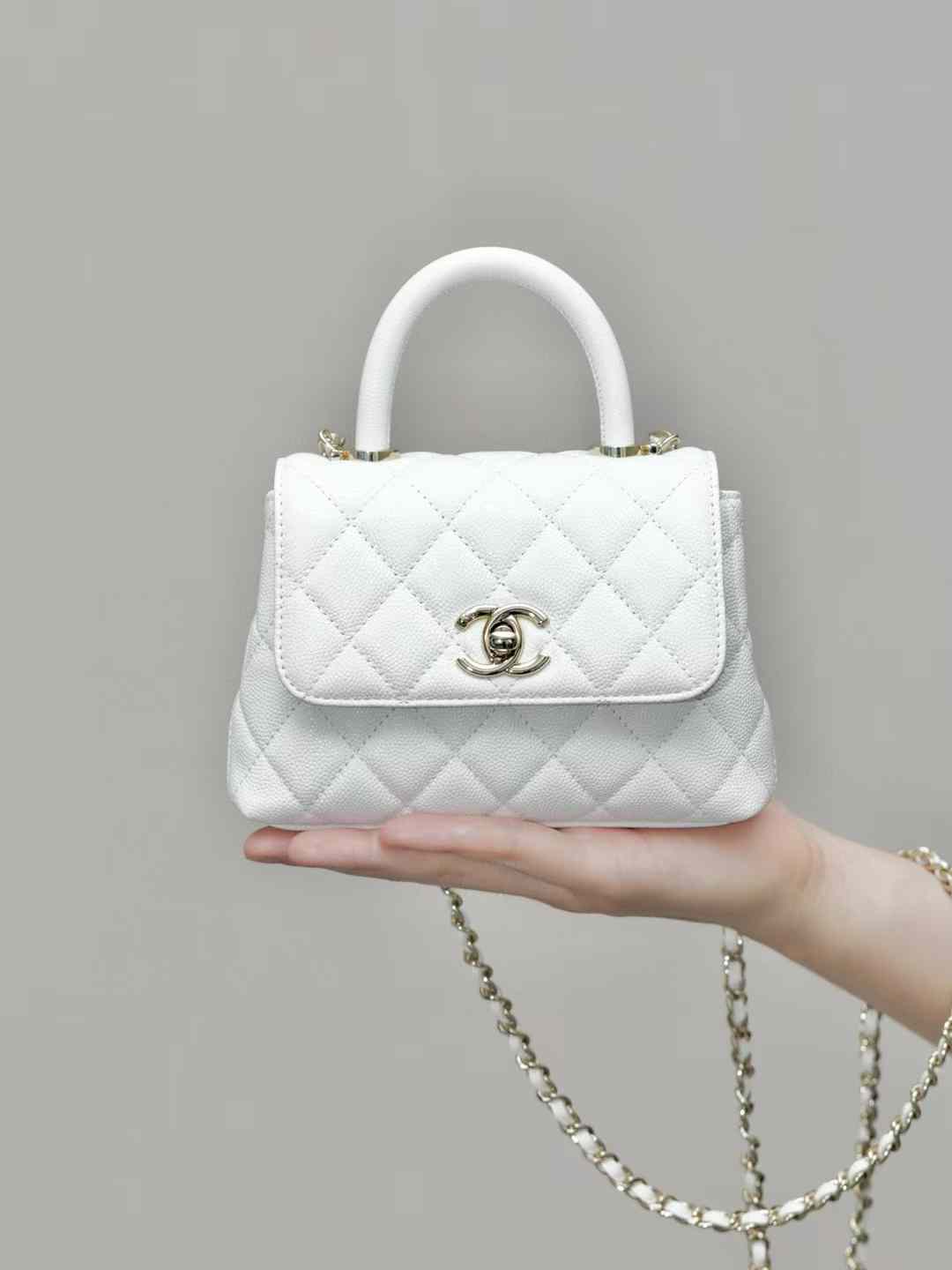 Chanel Mini Flap Bag With Top Handle view 1
