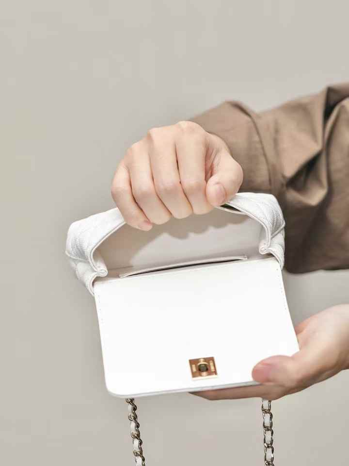Chanel Mini Flap Bag With Top Handle view 3
