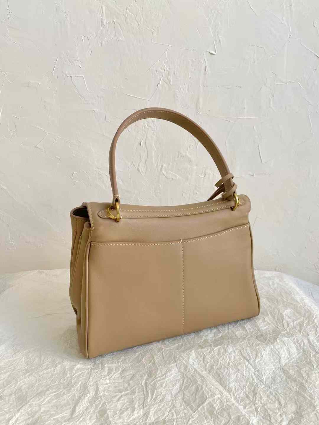 Balenciaga Women’s Rodeo Handbag in Latte view 3