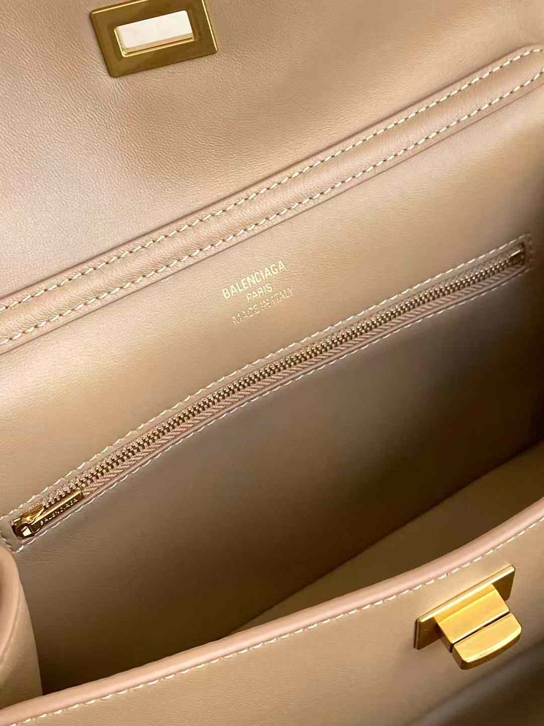 Balenciaga Women’s Rodeo Handbag in Latte view 6