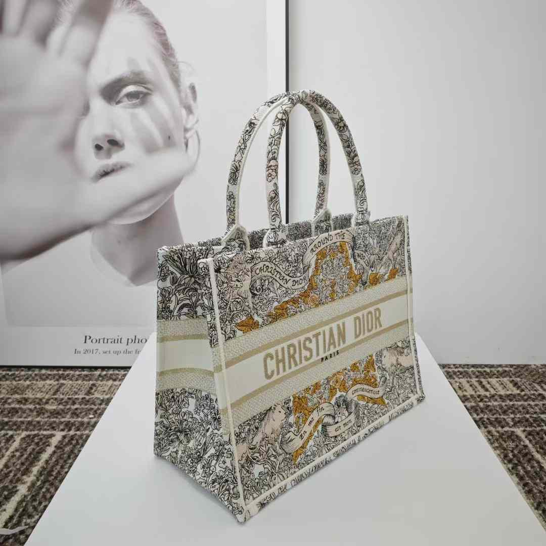 Dior Medium Book Tote view 4