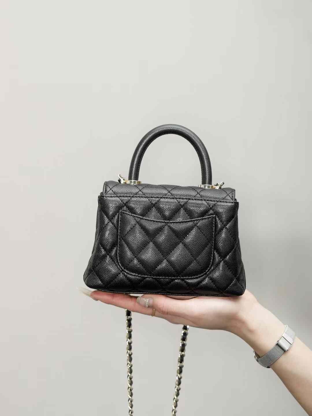 Chanel Mini Flap Bag With Top Handle view 2