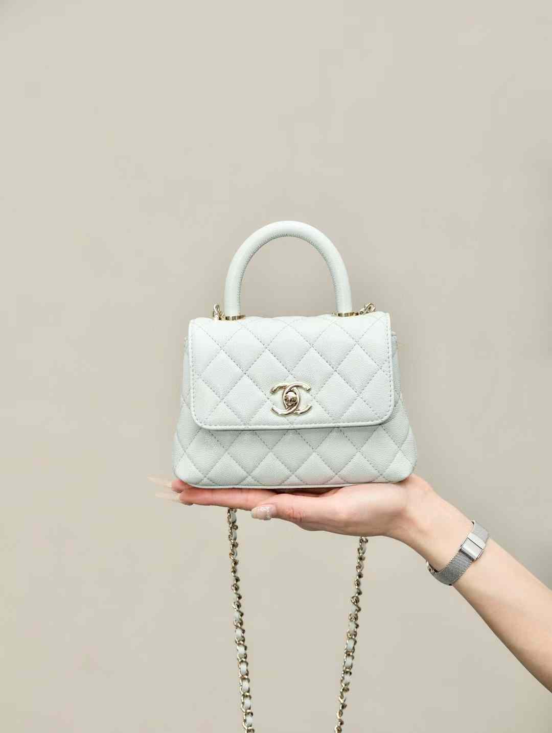 Chanel Mini Flap Bag With Top Handle view 1