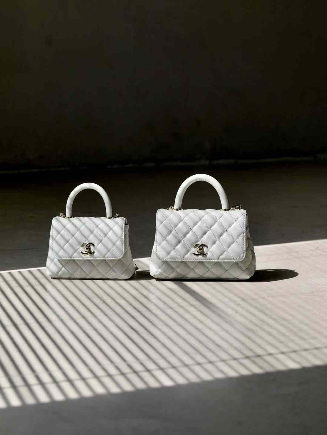 Chanel Mini Flap Bag With Top Handle view 10