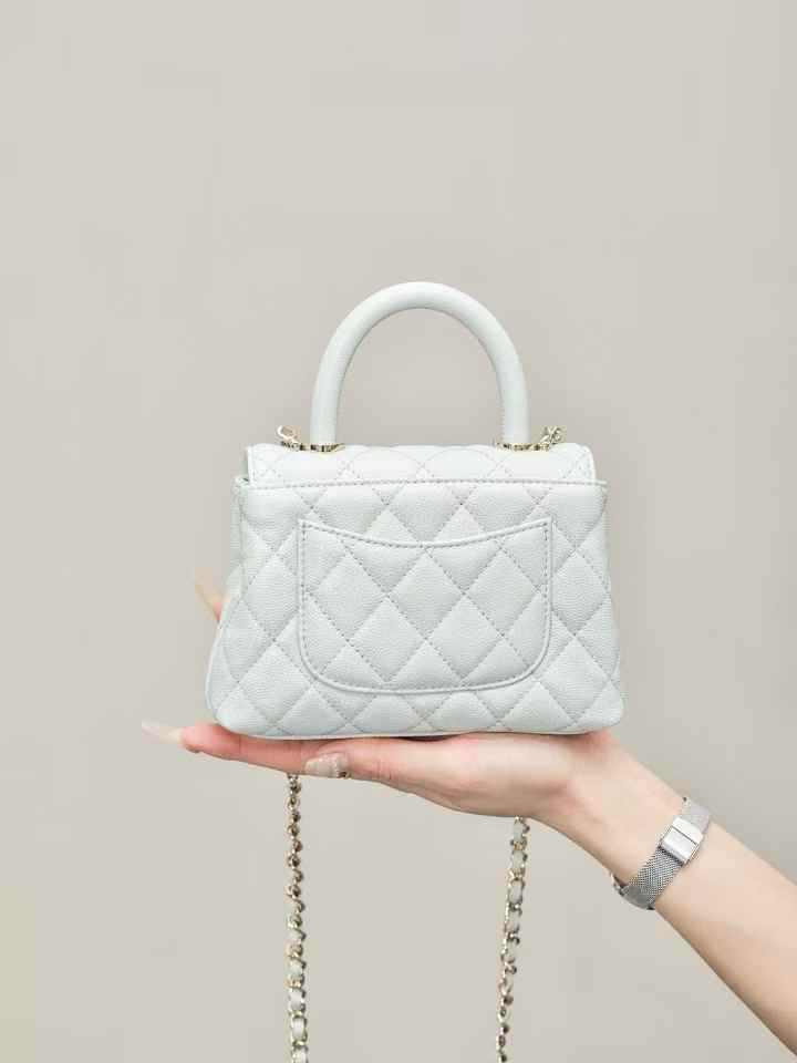 Chanel Mini Flap Bag With Top Handle view 2