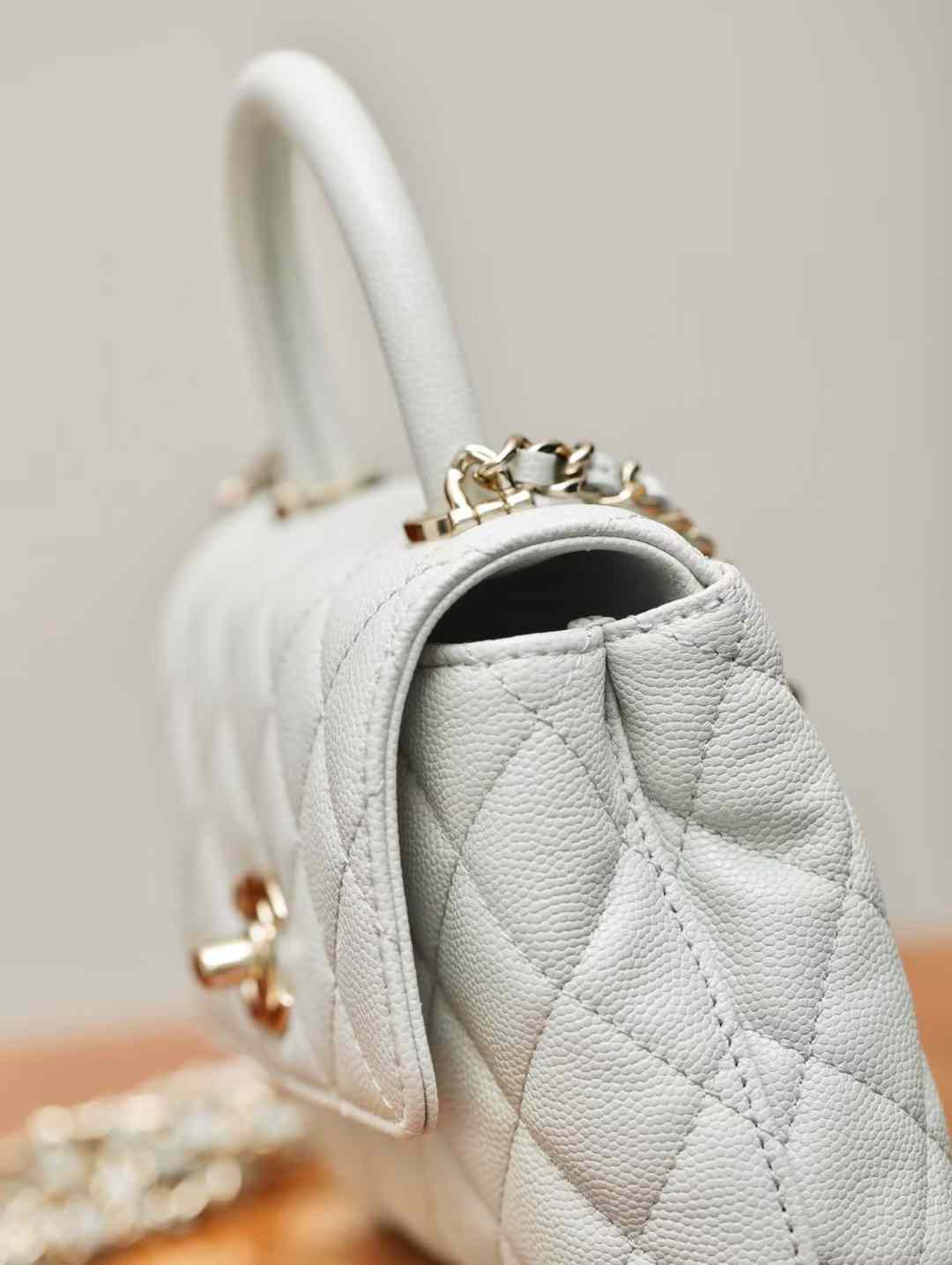 Chanel Mini Flap Bag With Top Handle view 5