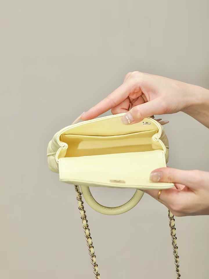 Chanel Mini Flap Bag With Top Handle view 3