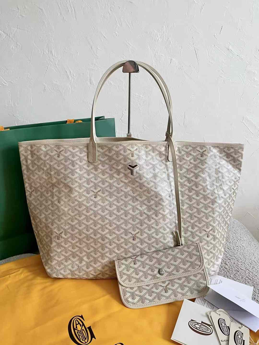 Goyard Saint Louis GM Bag and Balise Beach Towel view 1