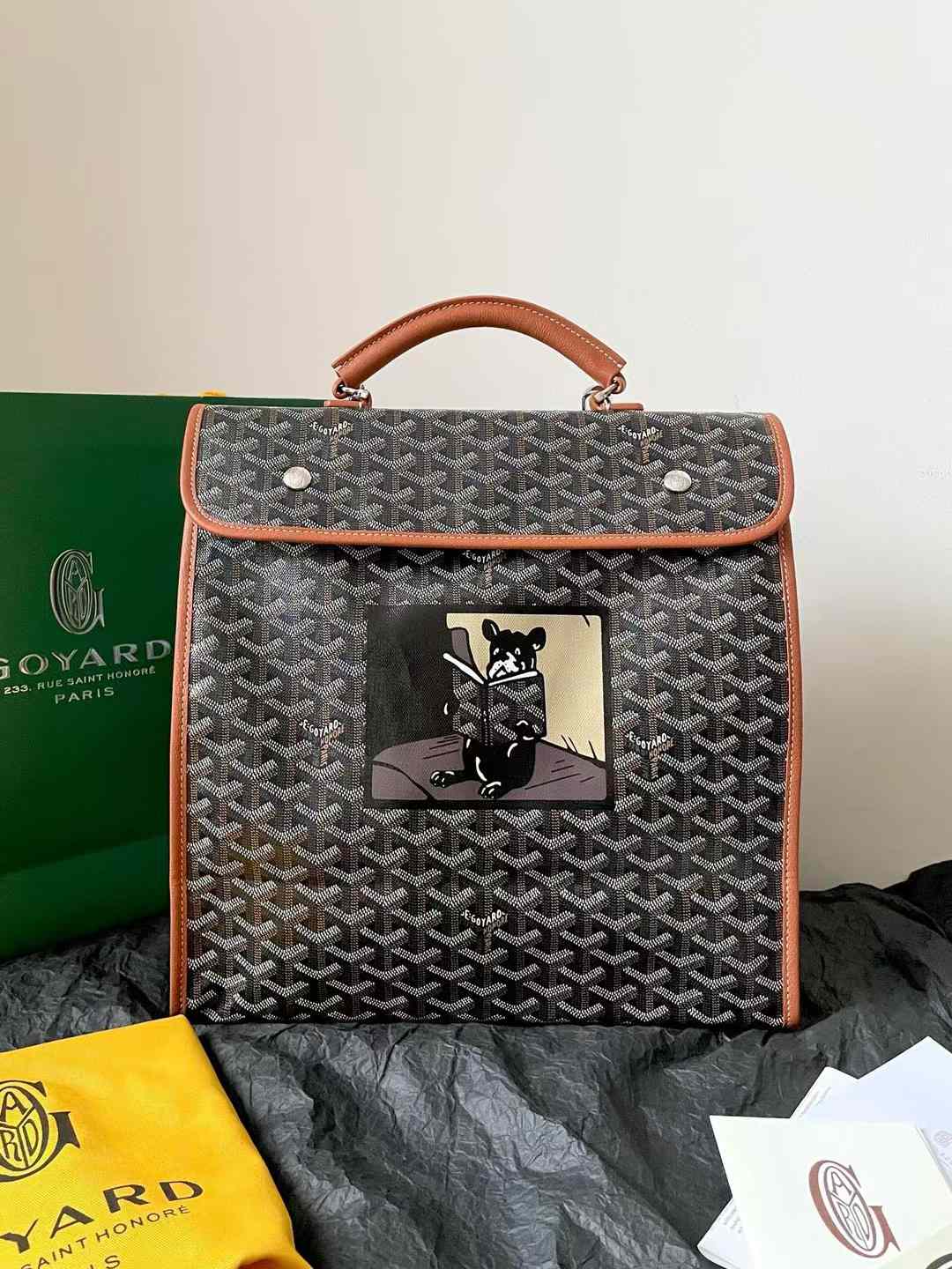 Goyard Saint Léger Backpack view 2