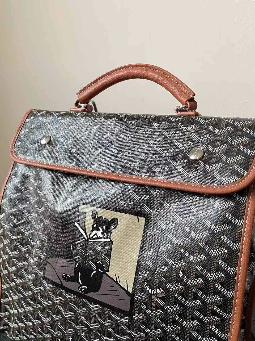 Goyard Saint Léger Backpack view 4