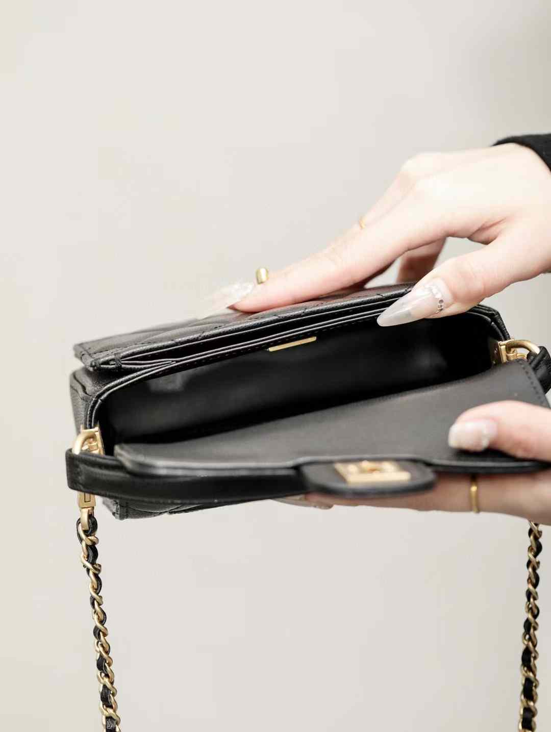 Chanel Mini Flap Bag with Top Handle view 3