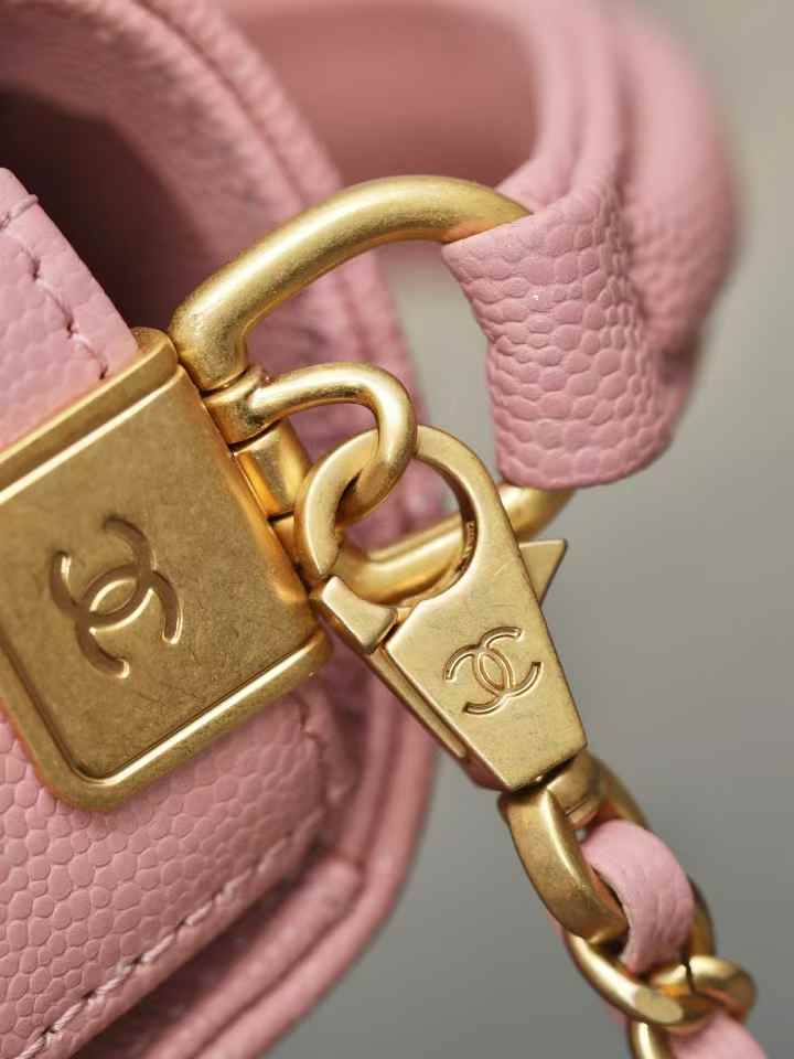 Chanel Mini Flap Bag with Top Handle view 7