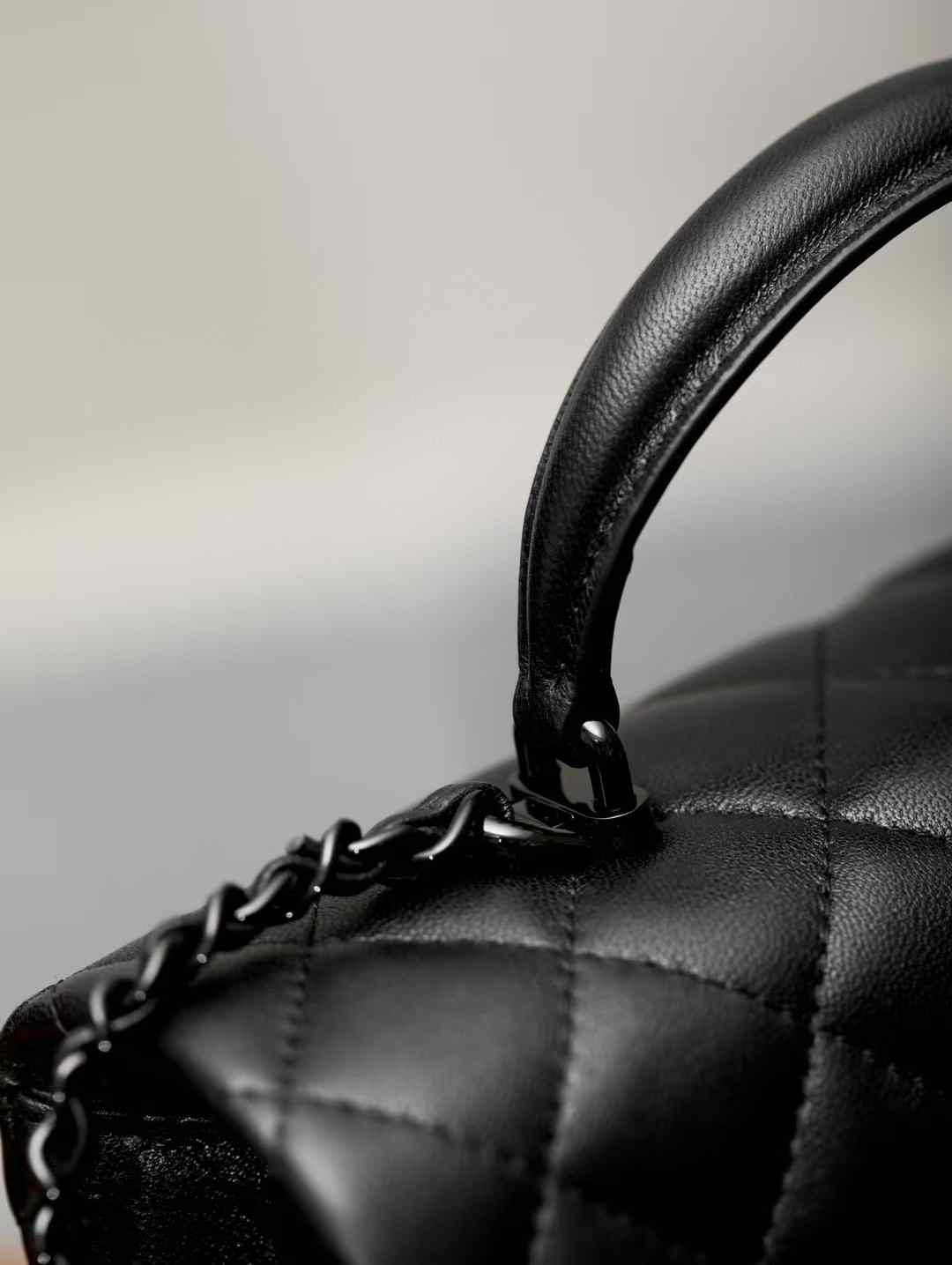 Chanel Mini Classic Handbag With Top Handle view 5