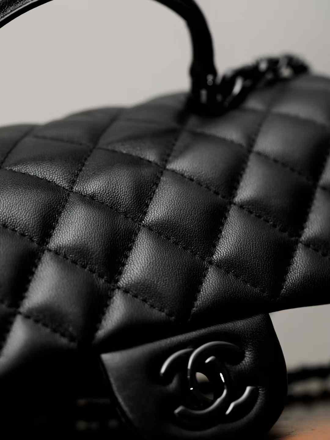 Chanel Mini Classic Handbag With Top Handle view 9