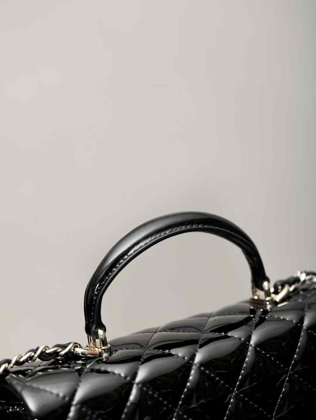 Chanel Mini Classic Handbag With Top Handle view 7