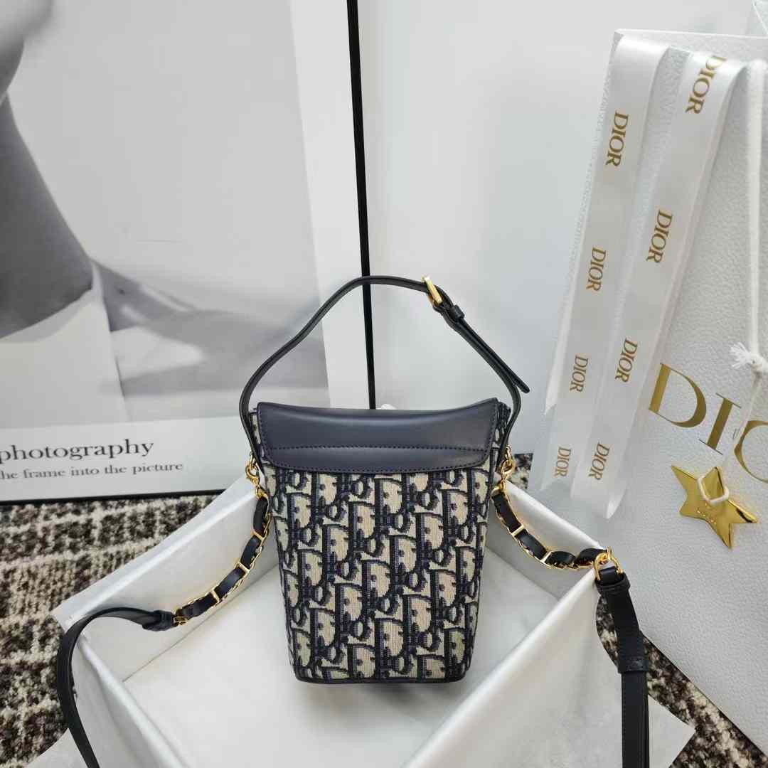 Dior 30 Montaigne Amber Mini Bucket Bag view 2