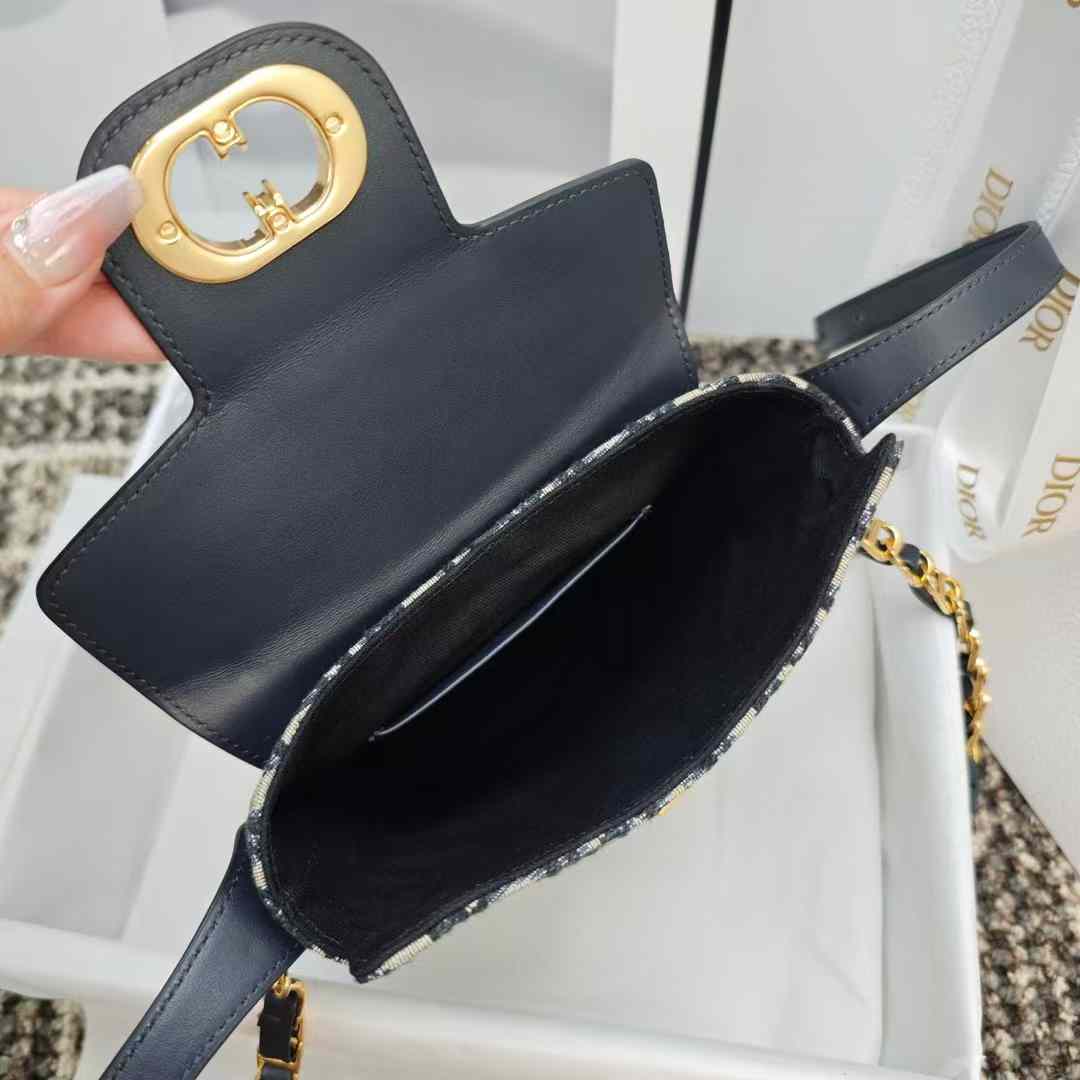 Dior 30 Montaigne Amber Mini Bucket Bag view 5