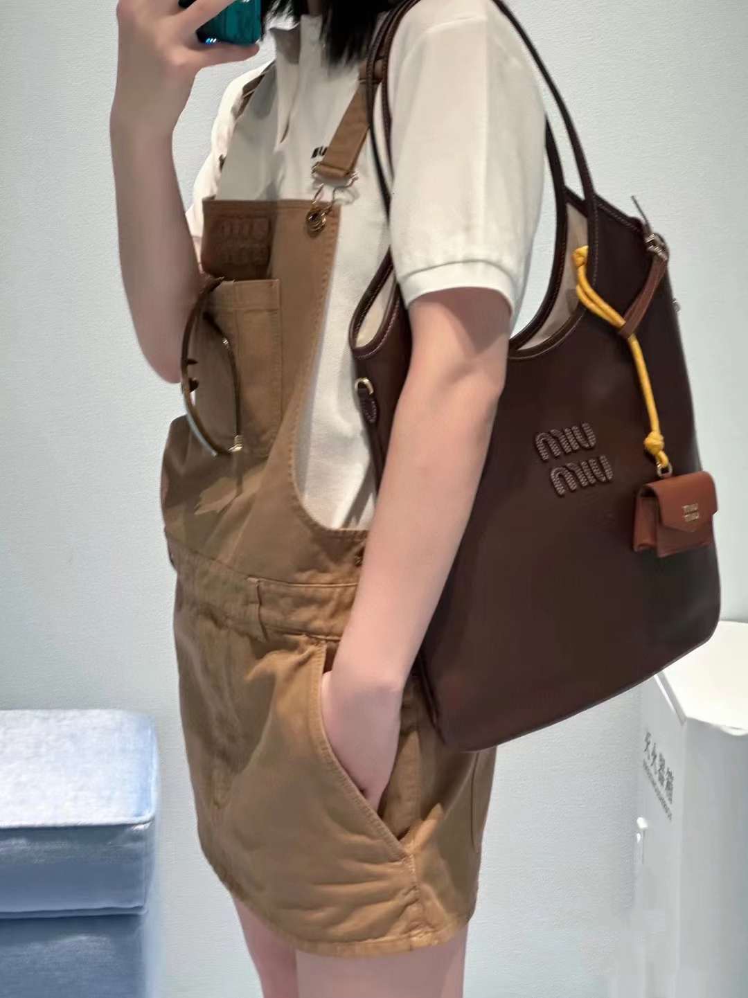 Miu Miu IVY leather bag view 1