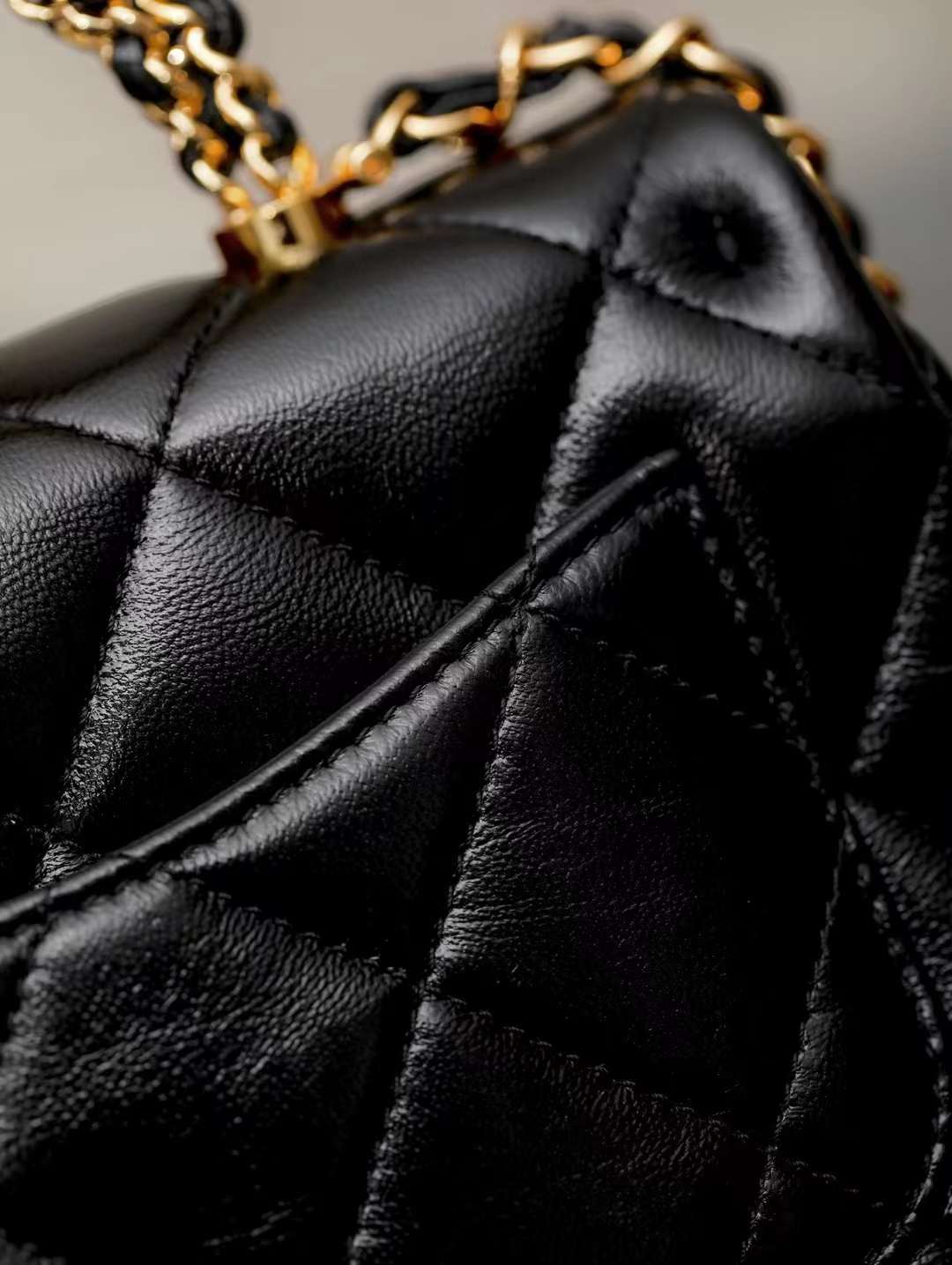 Chanel Mini Flap Bag with Top Handle view 8