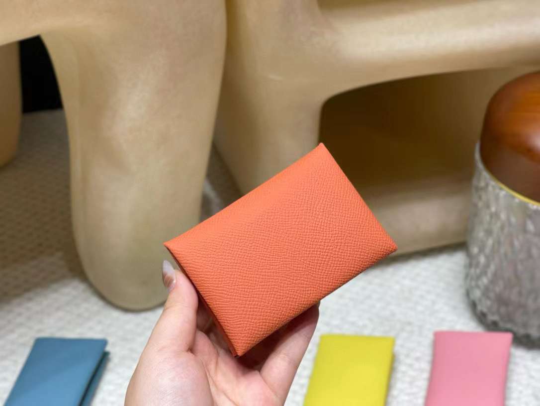 Hermès Calvi Duo Compact card holder view 2