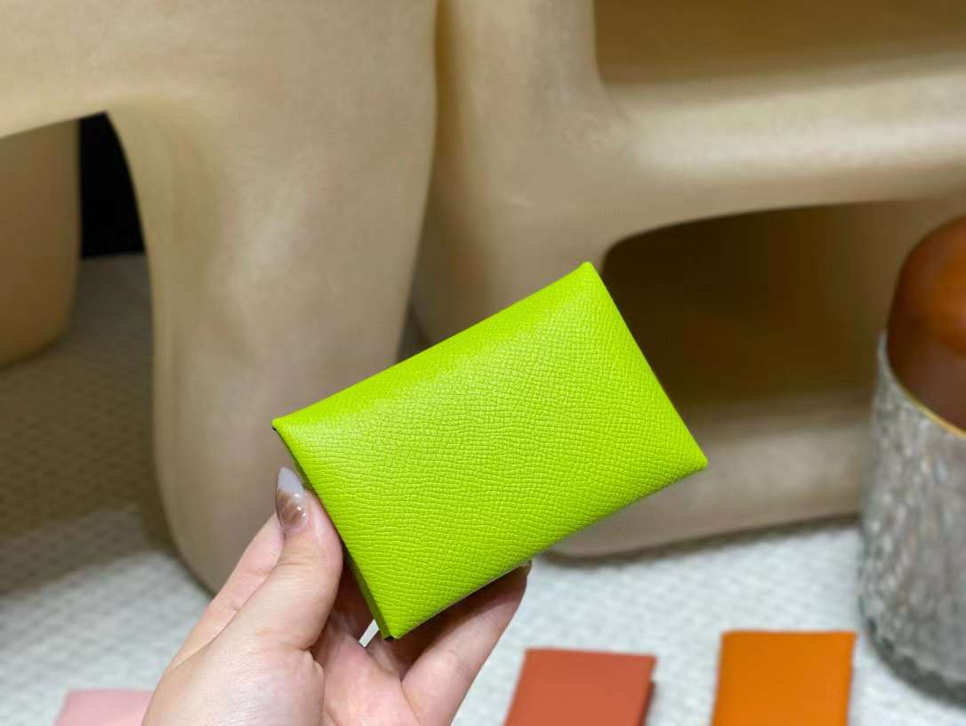 Hermès Calvi Duo Compact card holder view 6