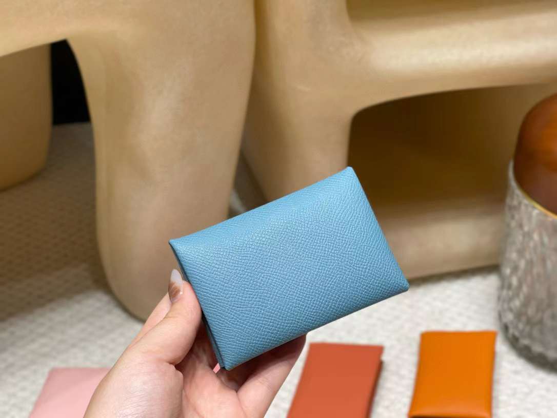Hermès Calvi Duo Compact card holder view 7