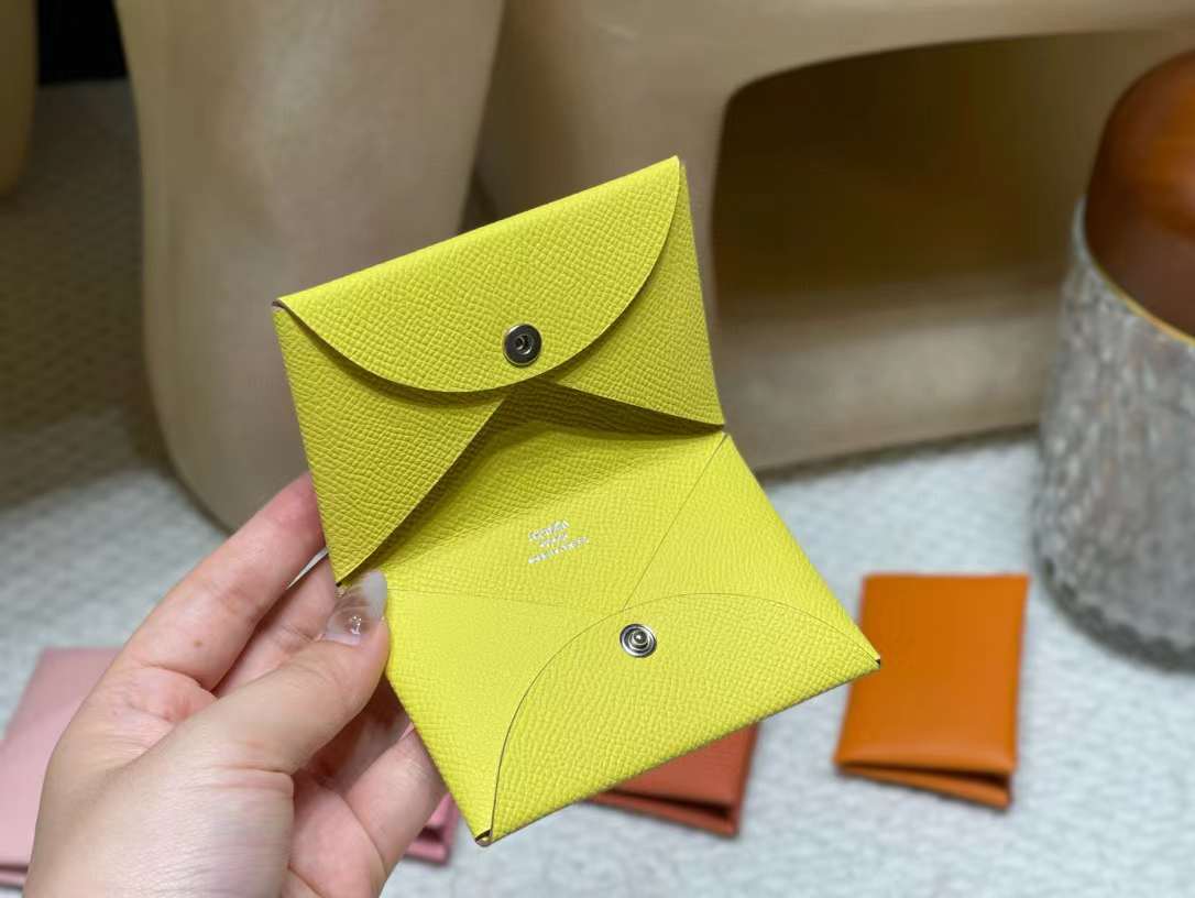 Hermès Calvi Duo Compact card holder view 9