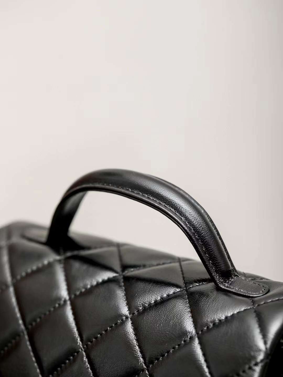 Chanel Mini Flap Bag with Top Handle view 8