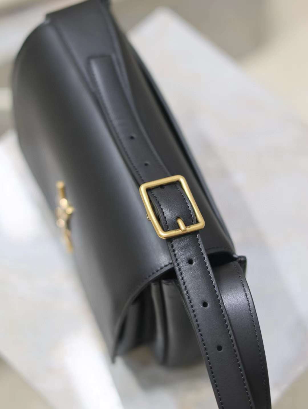 Saint Laurent NIKI besace in leather view 9