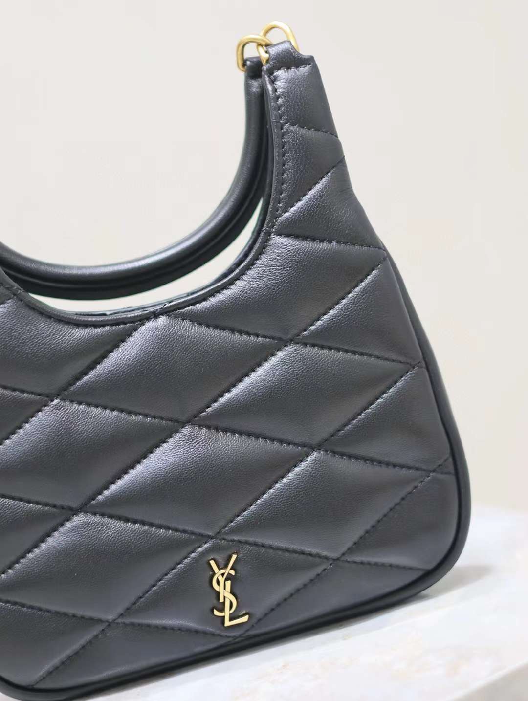Saint Laurent SADE hobo in lambskin view 2