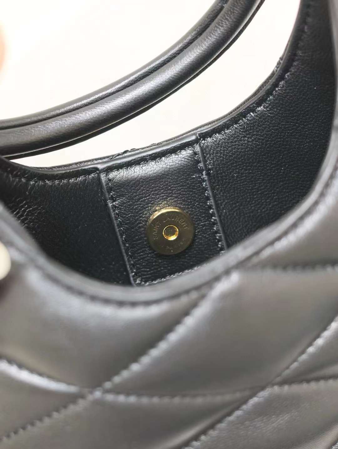 Saint Laurent SADE hobo in lambskin view 5