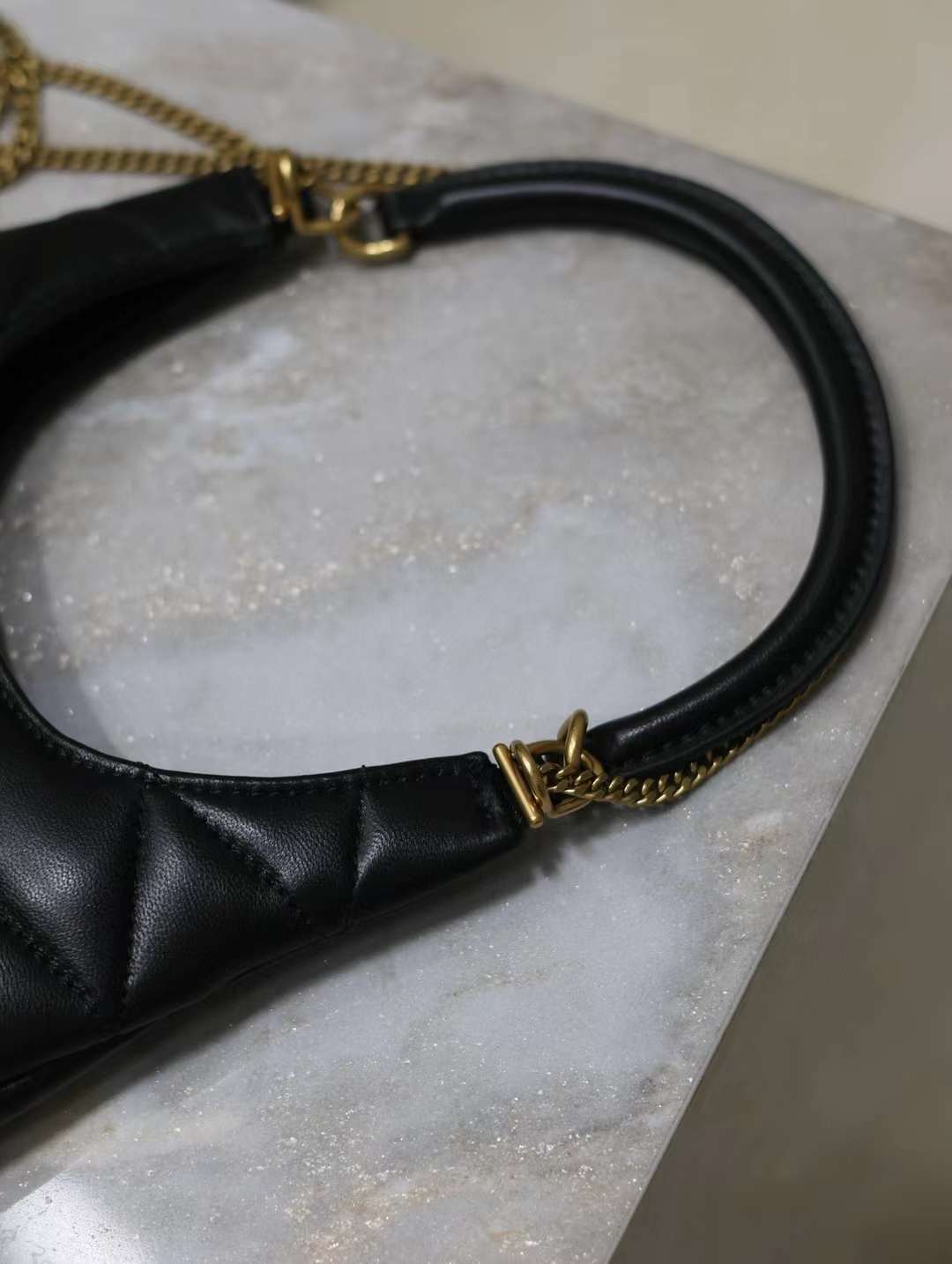 Saint Laurent SADE hobo in lambskin view 7