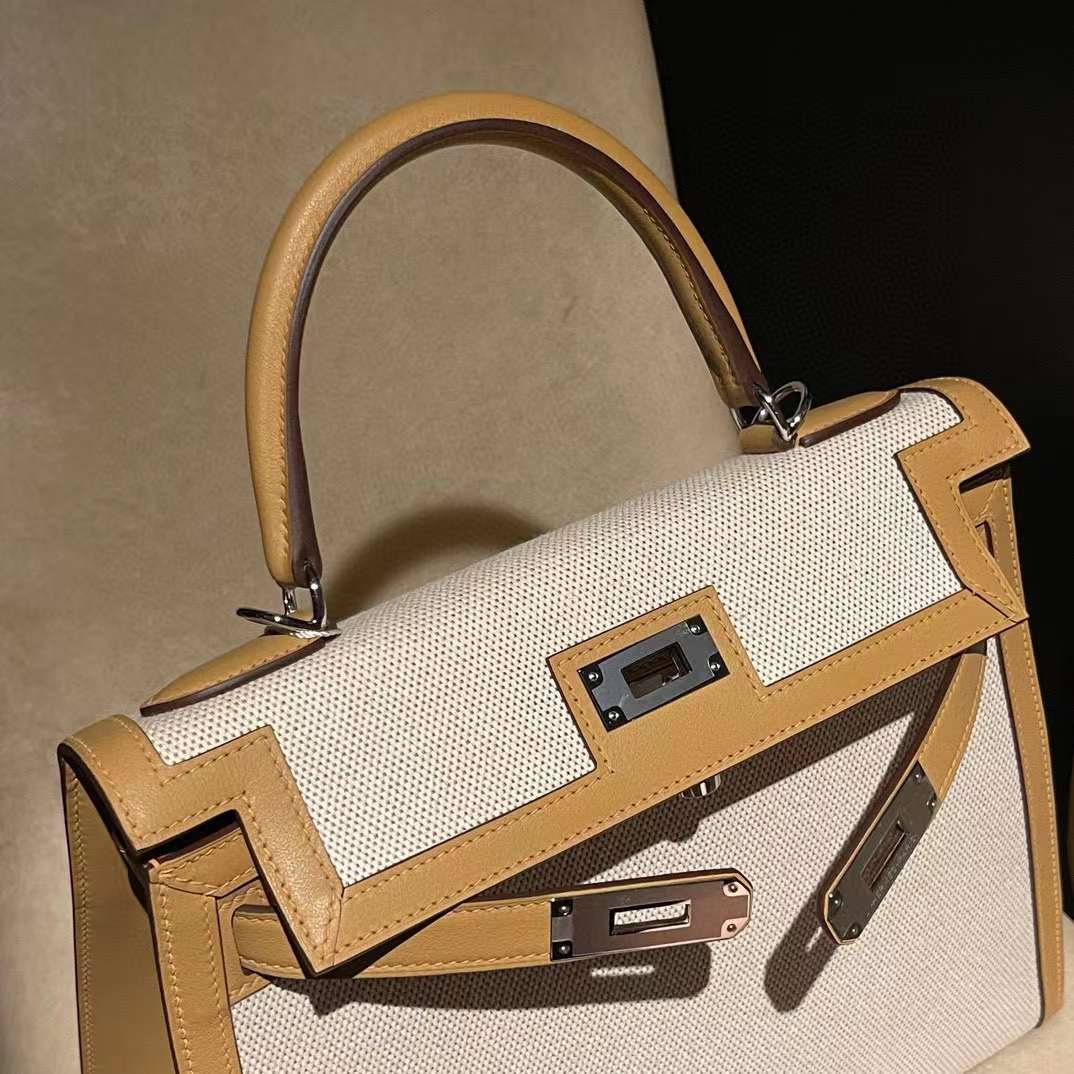 Hermès Kelly 28 Toile H 4b view 8