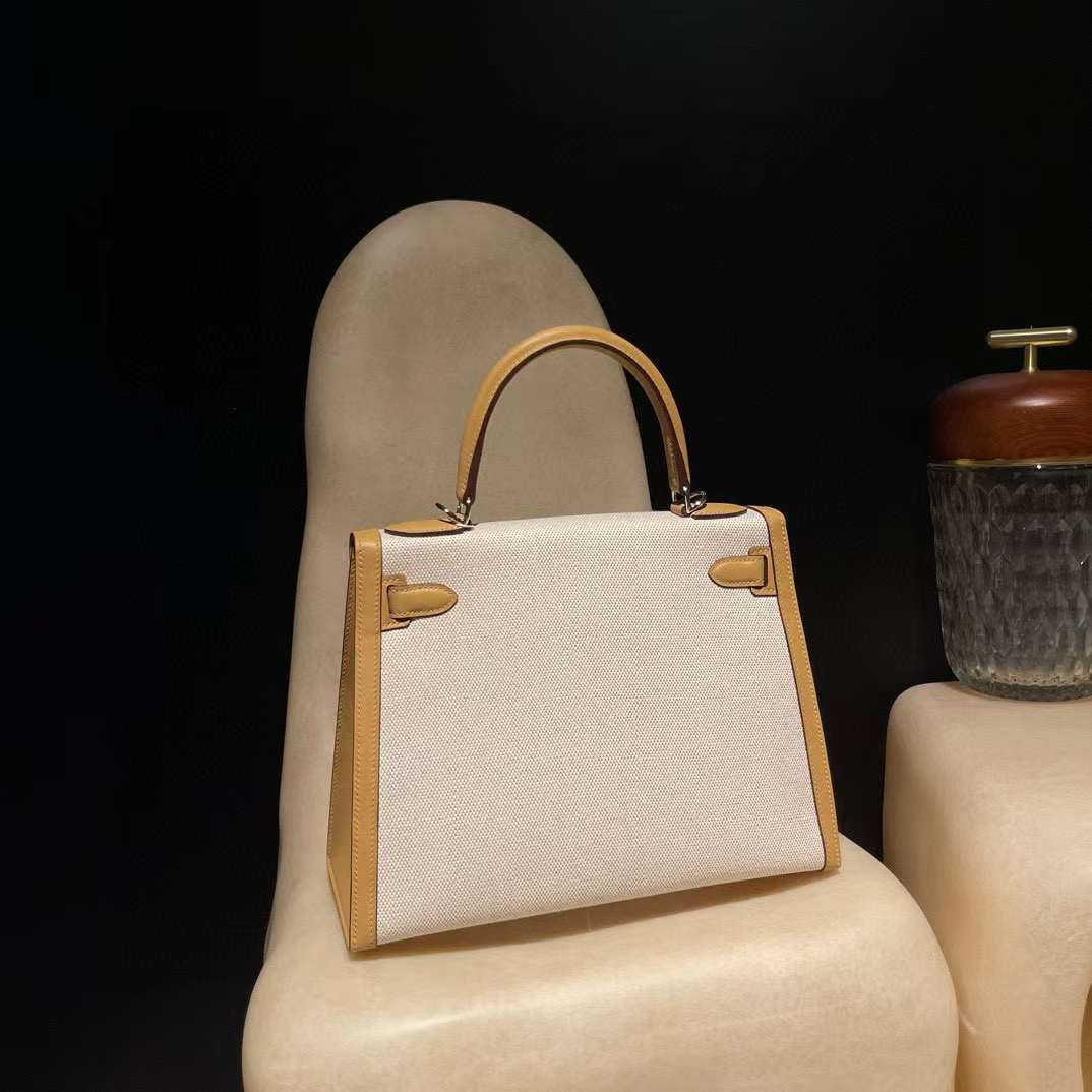 Hermès Kelly 28 Toile H 4b view 9