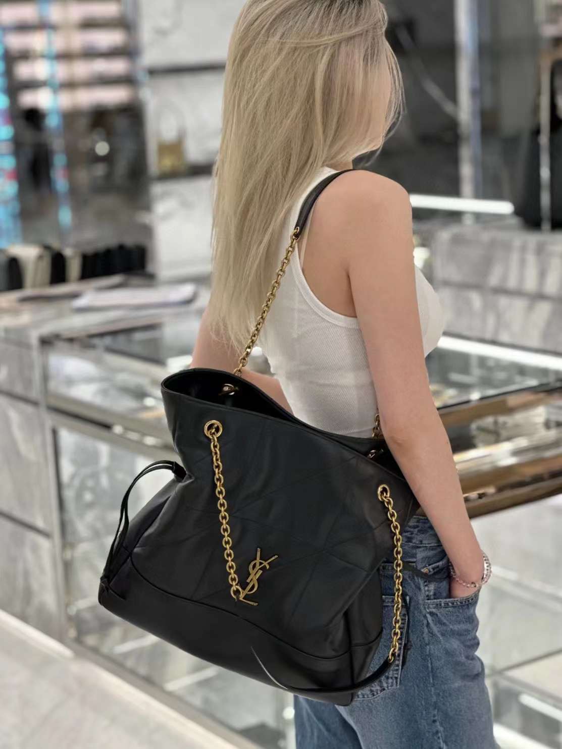 Saint Laurent Jamie 4.3 Large Pochon view 9