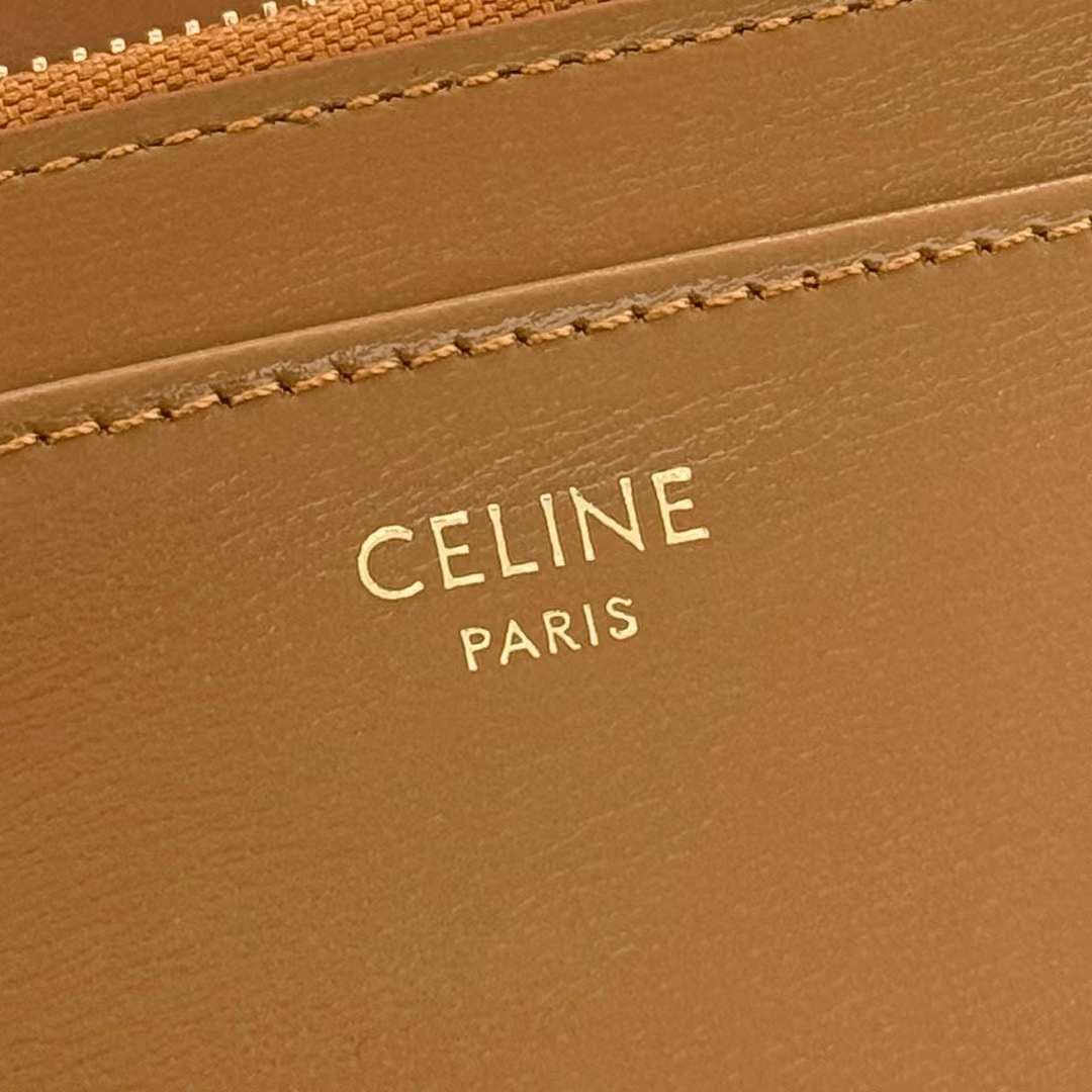 Celine Small Flap Wallet TRIOMPHE in Shiny calfskin view 5