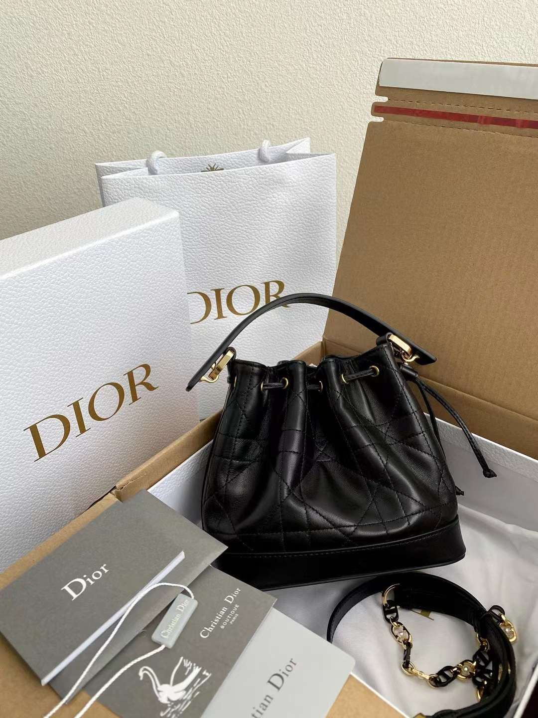 Dior MINI Jolie Bucket Bag view 1