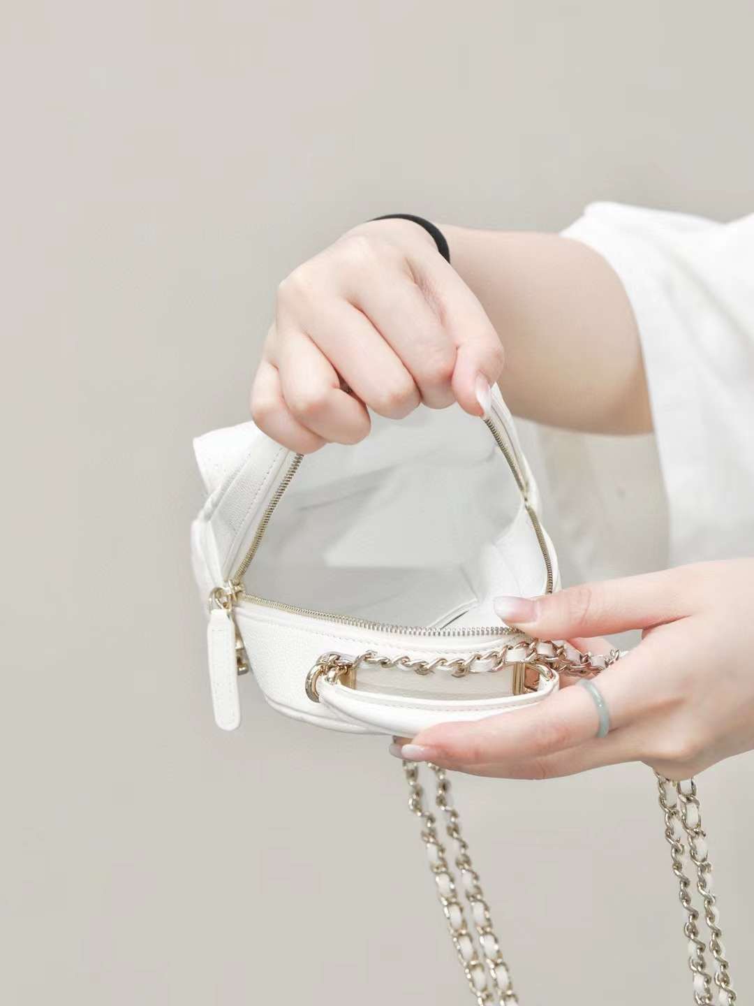 Chanel Mini Bacpack Bag view 3