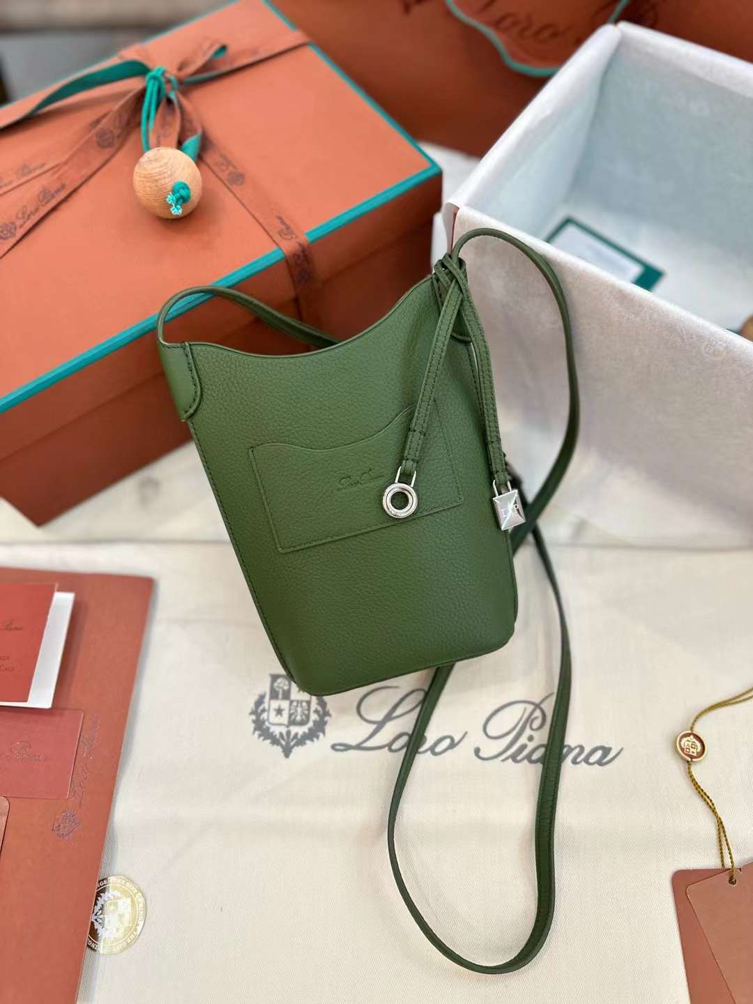 Loro Piana S mobile phone bag view 2
