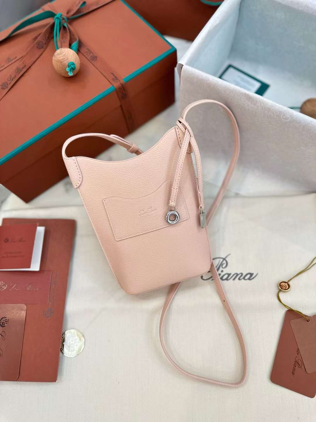 Loro Piana S mobile phone bag view 3