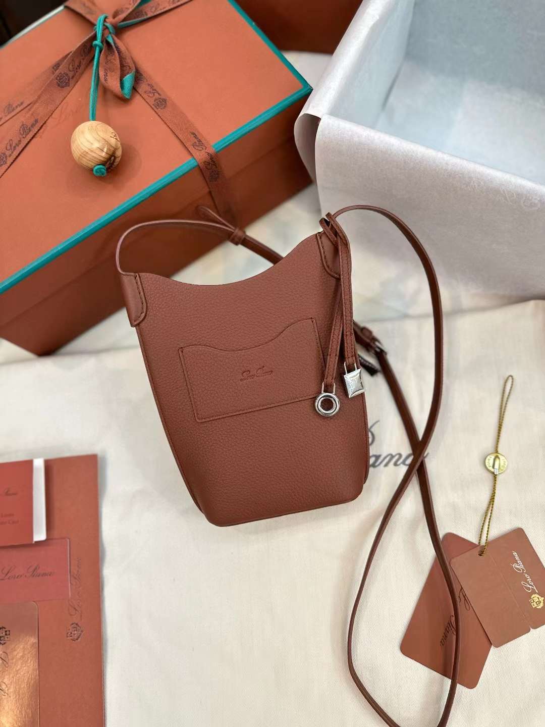 Loro Piana S mobile phone bag view 6