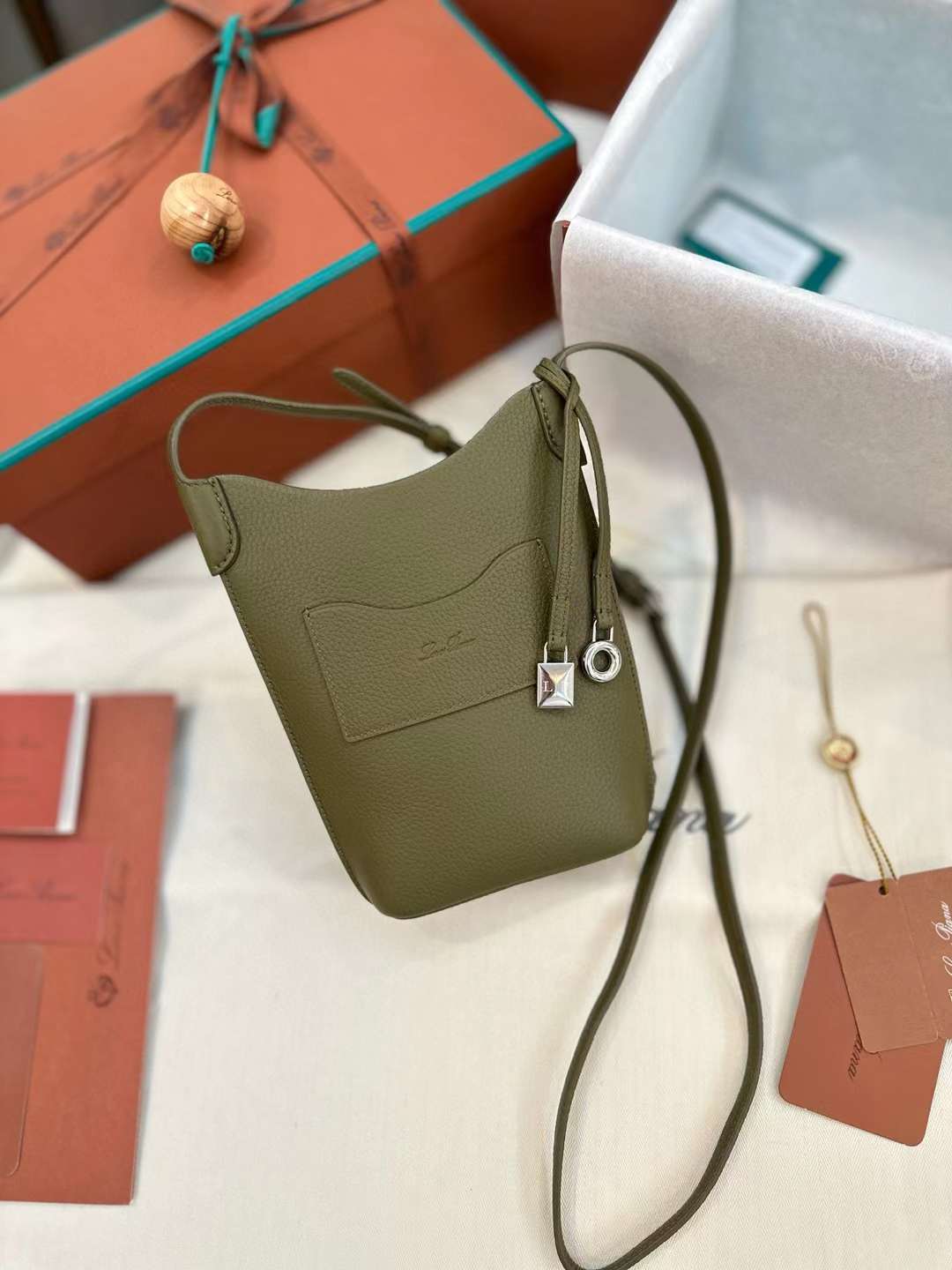Loro Piana S mobile phone bag view 8