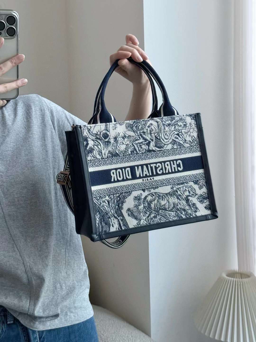 Dior Small Book Tote view 9