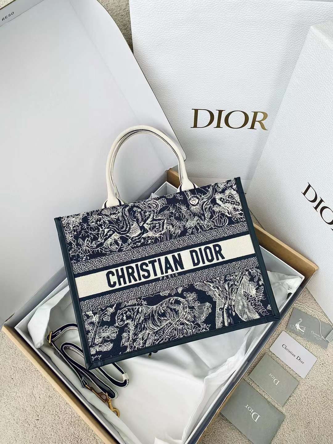 Dior Medium Book Tote view 1