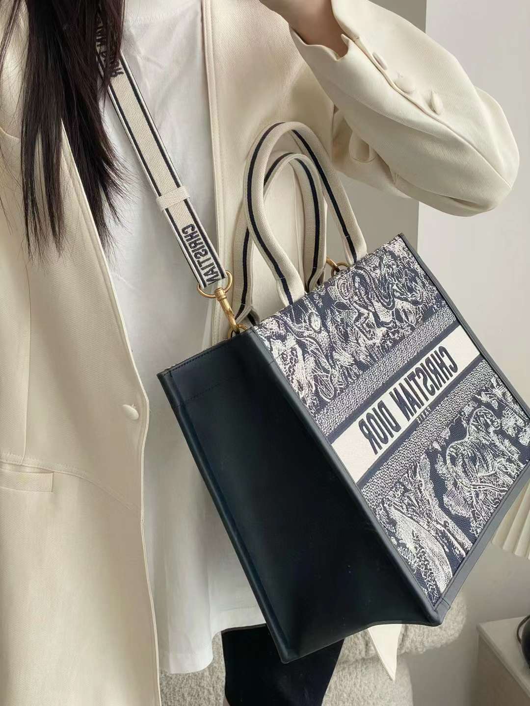 Dior Medium Book Tote view 9