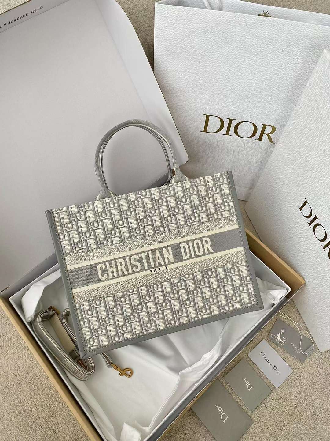 Dior Medium Book Tote view 1