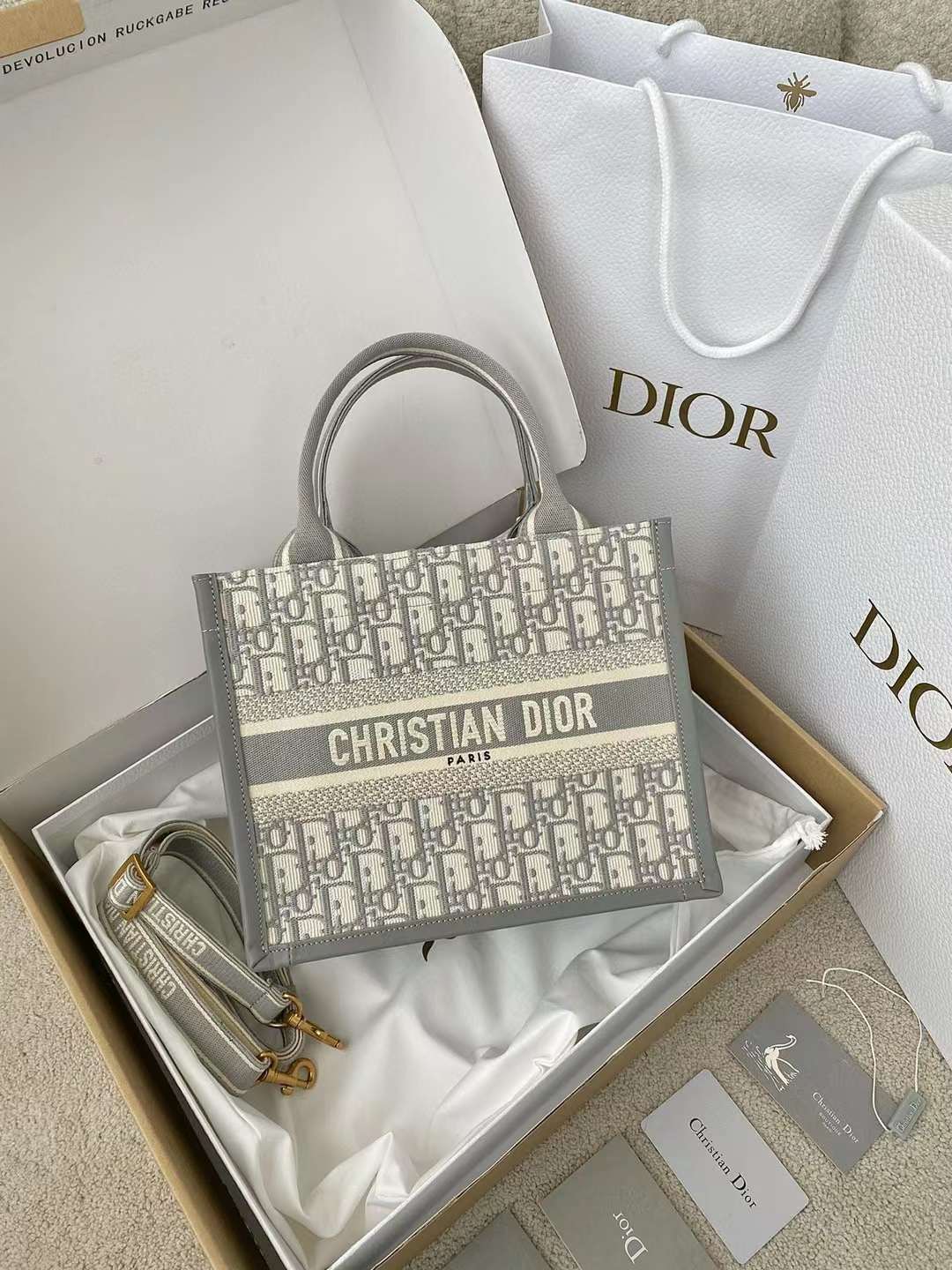 Dior Small Book Tote view 1