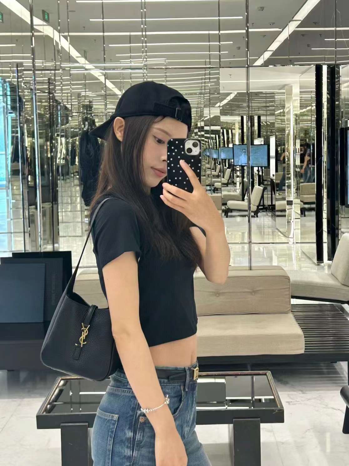 Saint Laurent Mini Hobo Bag view 9