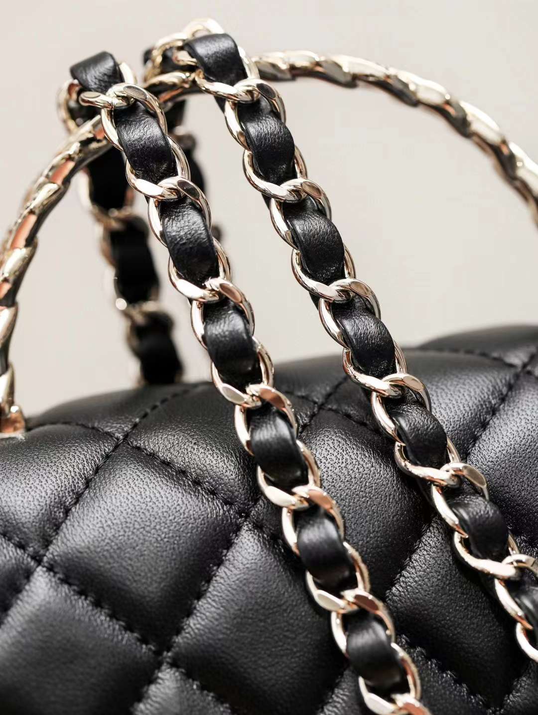 Chanel Mini Flap Bag With Top Handle view 5