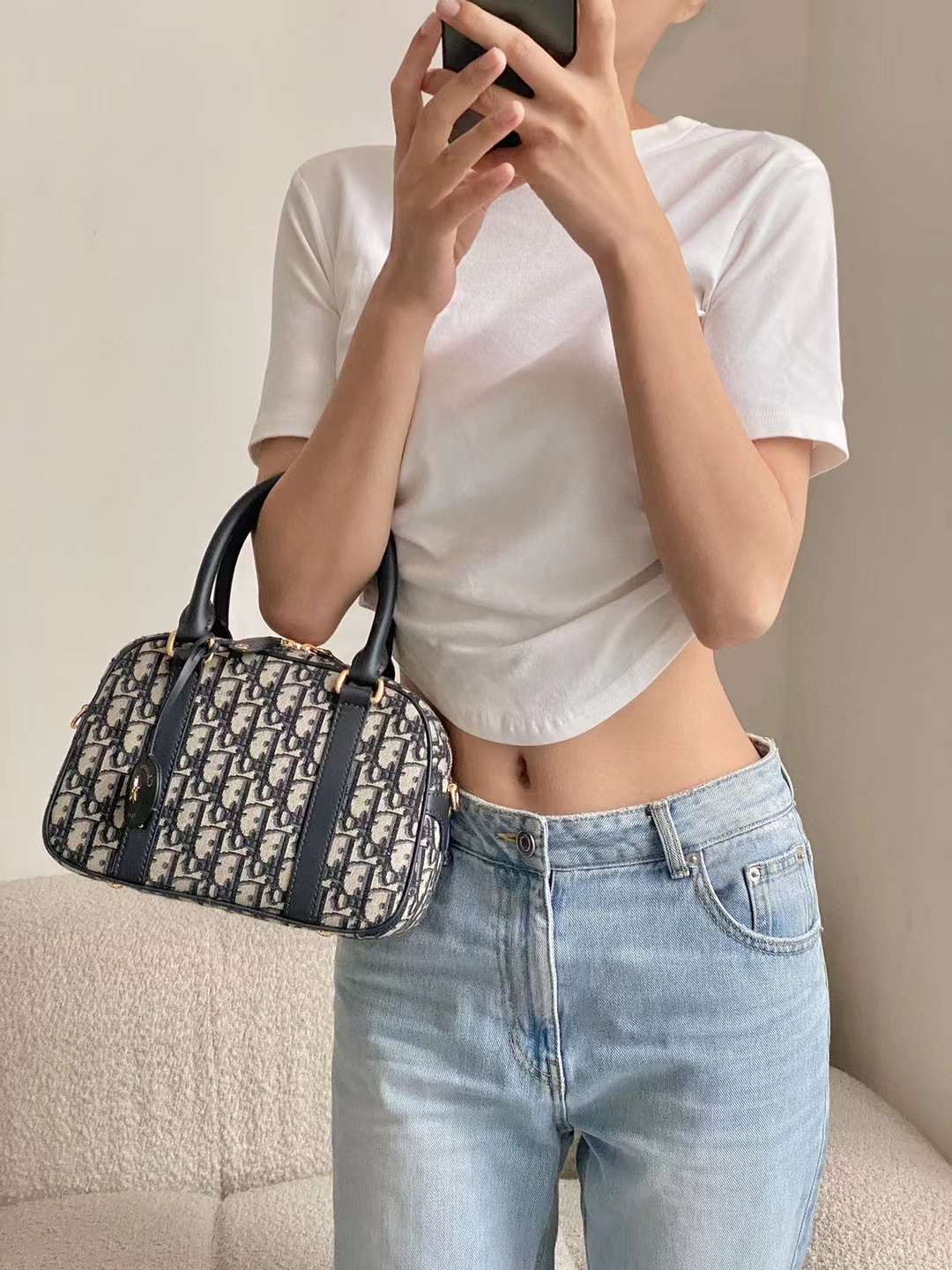 Dior D VIBE bowling bag view 13